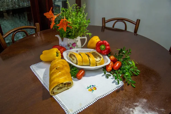 ev yapımı ekmek dolması