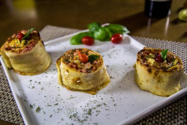 Rondelli makarna Brezilya gıda