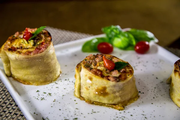 Rondelli паста бразильской кухни — стоковое фото