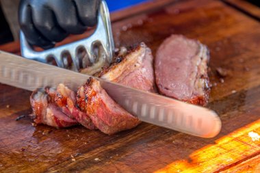 geleneksel Brezilya Barbekü gıda