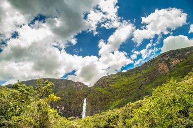 Serra da canastra Brezilya Parkı Ulusal danta düşüyor
