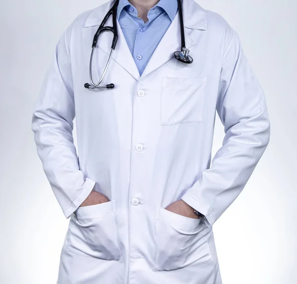 Medico Professionista Uniforme Medico Stetoscopio — Foto Stock