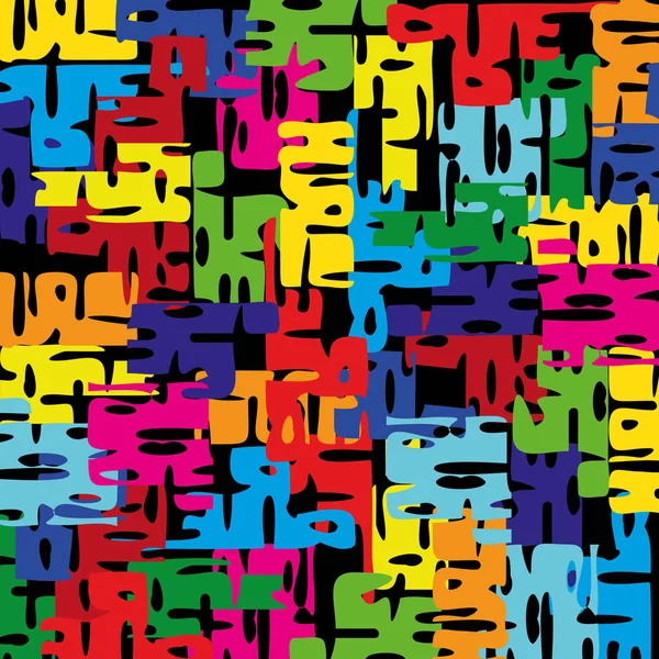 Puzzle parçaları parlak desen.