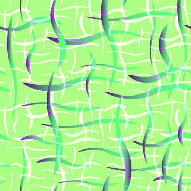 Yeşil arka planda beyaz röfleli pastel mavisi. 