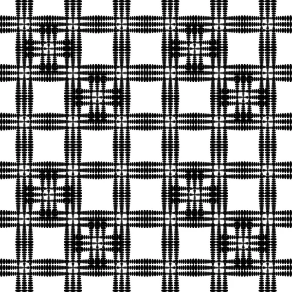 Монохромний східний візерунок перетинаючих чорних квадратів і — стоковий вектор