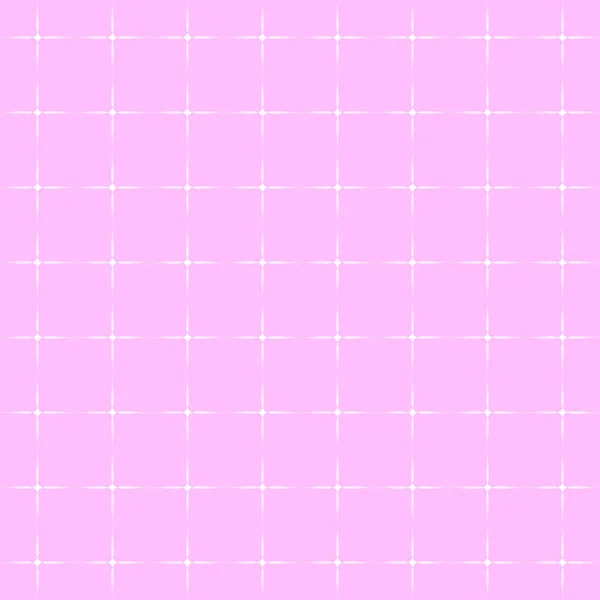 Delikat korsform ljus stjärnor på en rosa bakgrund. — Stock vektor