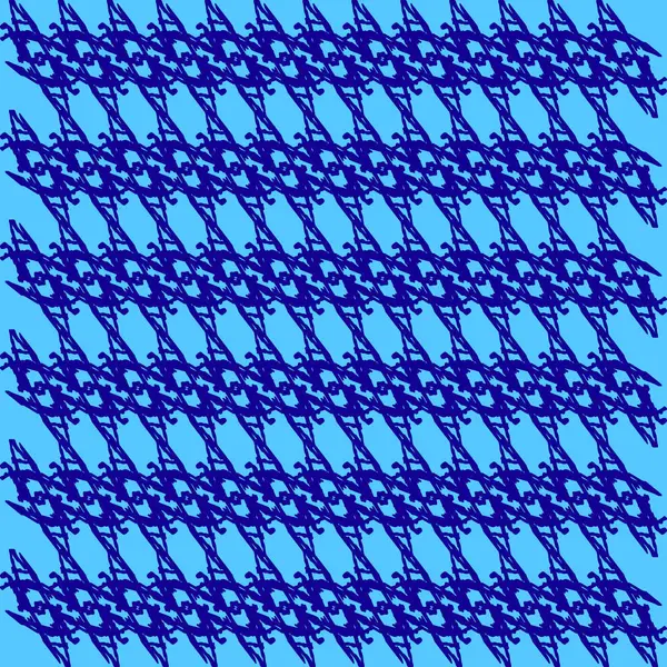 Modello diagonale intrecciato di filo e frecce blu su un azzurro — Vettoriale Stock