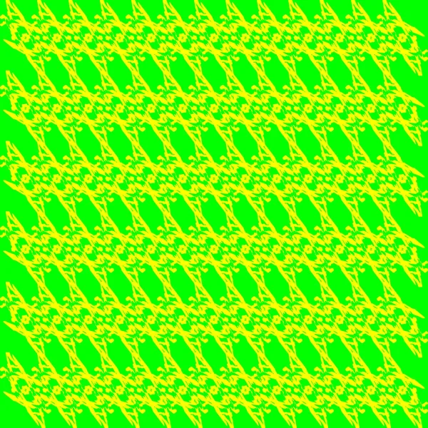 Modèle strict de lunettes jaunes et de cordes vertes sur un monochro — Image vectorielle