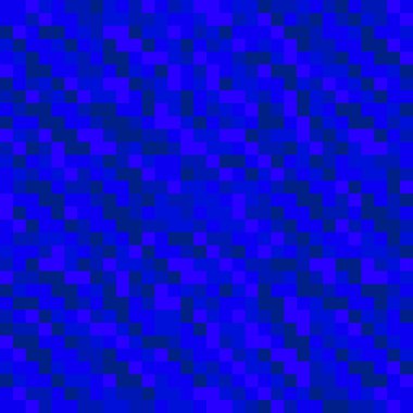 Parlak mavi mozaik kesişen kareler ve karanlık bloklar.