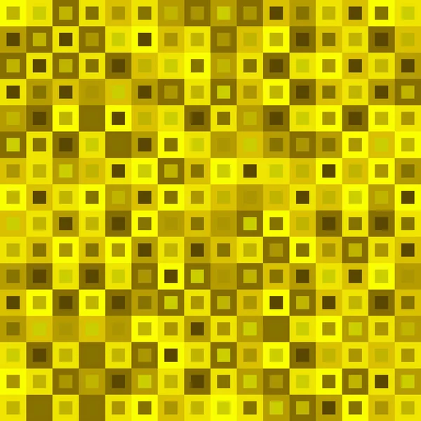 Brillante diseño de oro intersecando cuadrados y bloques amarillos . — Vector de stock