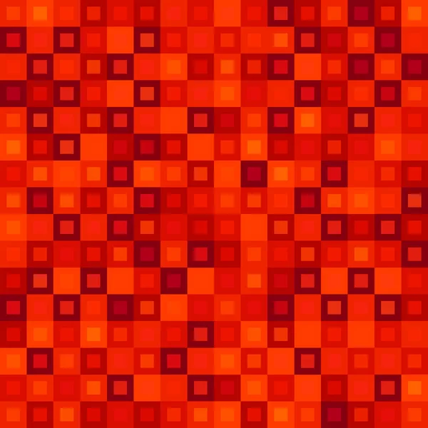 Mosaico estrito de quadrados de cruzamento vermelho e blocos escuros . — Vetor de Stock