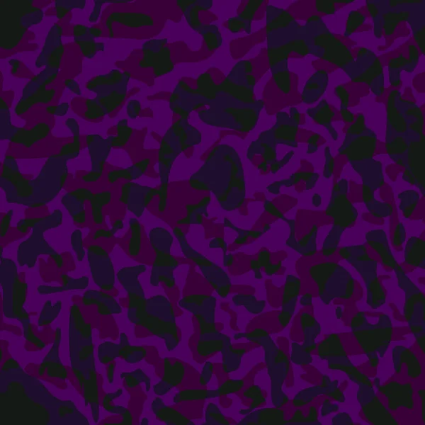 Manchado Manchas Violetas Ejército Oscuro Abstracción Sobre Tema Del Caos — Vector de stock