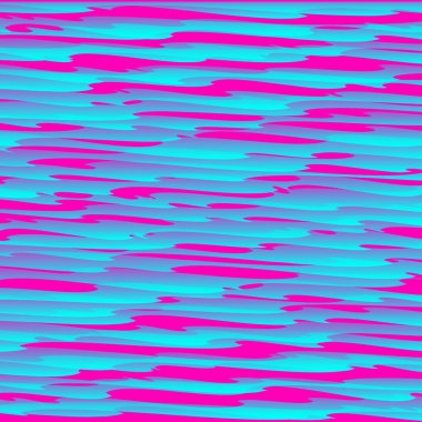 Açık mavi renkli sanat dalgaları ve pembe röfleler. İlgi ve iyi ruh hali tasarımı için.