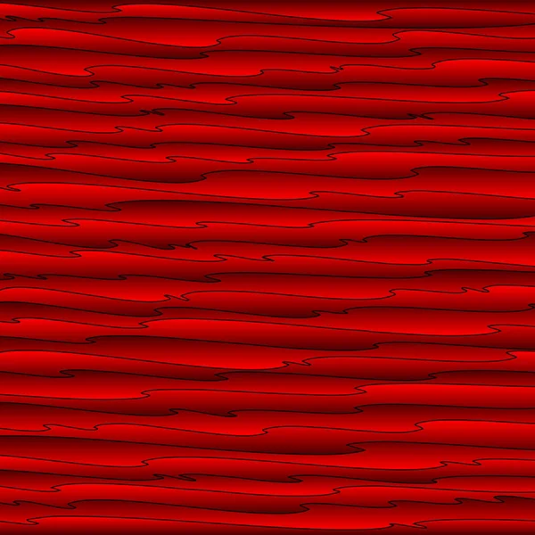 Gebogen Vloeiende Art Rode Lijnen Een Donkere Voor Het Ontwerp — Stockvector