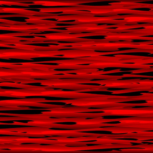 Искрящиеся Роскошные Красные Каракули Художественных Волн Блестящих Линий Оформления Интереса — стоковый вектор