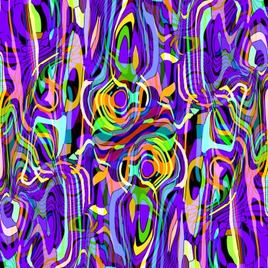 Hassas mermer tozunda volkanik mor mürekkeple akrilik dikey noktalar. İzlenimcilik tarzında çağdaş sanat