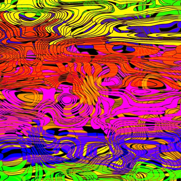 Taches Rayées Acryliques Sur Poussière Marbre Colorée Encre Jaune Vif — Image vectorielle