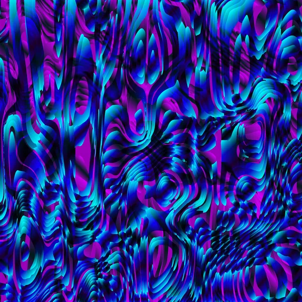Metaalspray Marmerstof Met Vulkanische Lichtblauwe Tinten Hedendaagse Kunst Impressionistische Stijl — Stockvector