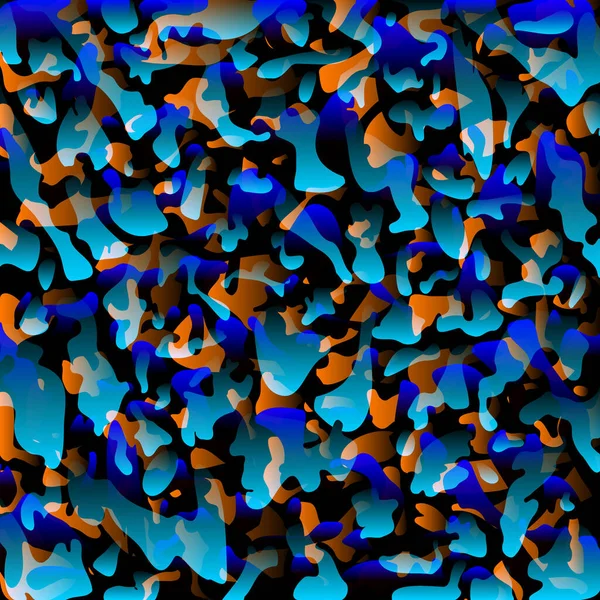 Креативные Пятна Светло Голубого Цветного Цвета Пятна Краски Яркий Абстрактный — стоковый вектор