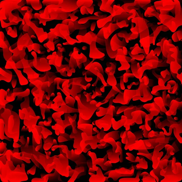 Caótico Brillante Oscuridad Manchas Salpicaduras Colores Rojos Fondo Abstracto Brillante — Vector de stock