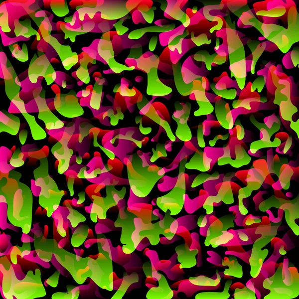Светящиеся Пятен Брызг Розовых Красок Яркий Абстрактный Фон Маскировки Весело — стоковый вектор