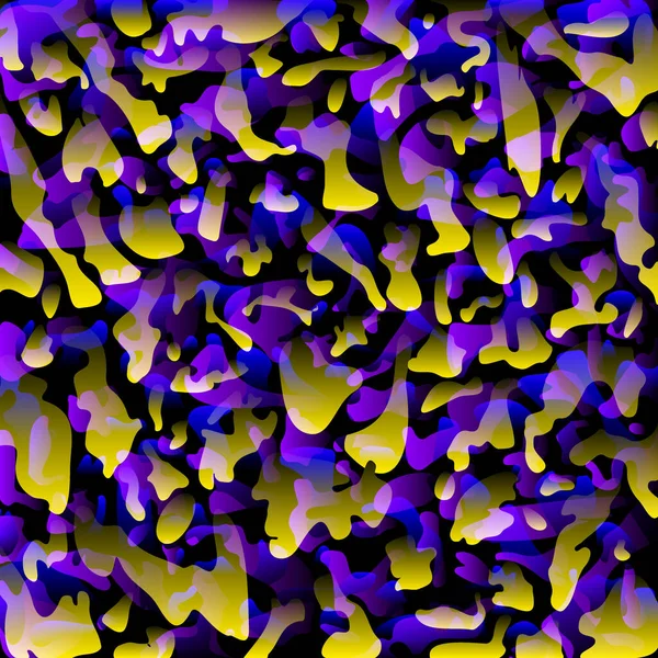Flux Lumineux Sur Vert Des Taches Des Éclaboussures Peintures Violettes — Image vectorielle