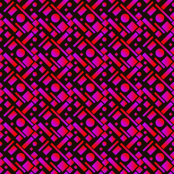 Пространственная Конструкция Фиолетовыми Кругами Красными Прямоугольниками Полос Подходит Оформления Баннеров — стоковый вектор
