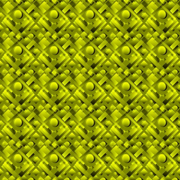Ογκομετρικός Σχεδιασμός Κύκλους Και Κίτρινα Ορθογώνια Ρίγες Κατάλληλο Για Σχεδιασμό — Διανυσματικό Αρχείο