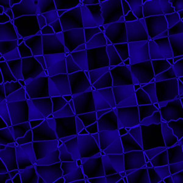 Fragmentos Gradiente Espelhado Fitas Cruzamento Azuis Curvas Linhas Escuras Textura — Vetor de Stock