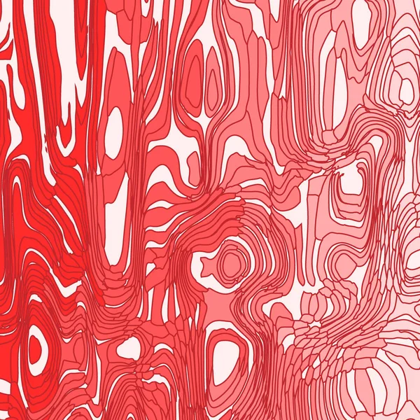 Tejido Retorcido Manchas Rojas Lava Que Fluye Manchas Caóticas Ligeras — Vector de stock
