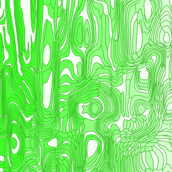 Vriden Sammanflätning Gröna Fläckar Från Rinnande Lava Och Lätta Kaotiska — Stock vektor