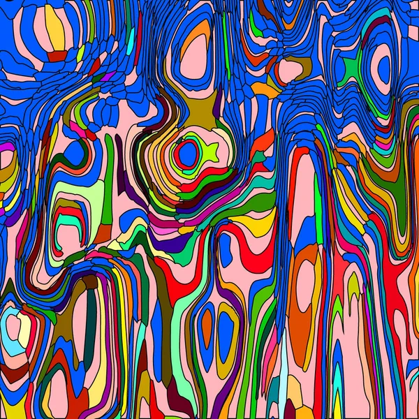 Абстрактне Переплетення Фіолетових Плям Пастельних Лавових Вертикальних Симетричних Плям Відмінна — стоковий вектор