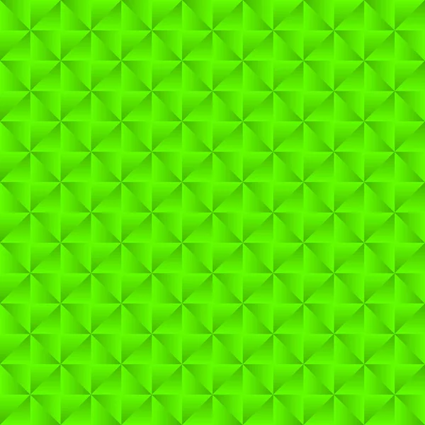 虹色の十字とジグザグ形状の緑の正方形と現代的なスタイリッシュなテクスチャ 内装やデザインのための明るい色の幾何学的背景 — ストックベクタ