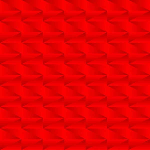 Textura Moderna Elegante Con Triángulos Iridiscentes Cuadrados Rojos Forma Zigzag — Vector de stock