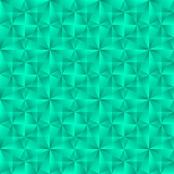 Elegante Motivo Grafico Con Triangoli Iridescenti Quadrati Azzurri Zigzag Sfondo — Vettoriale Stock