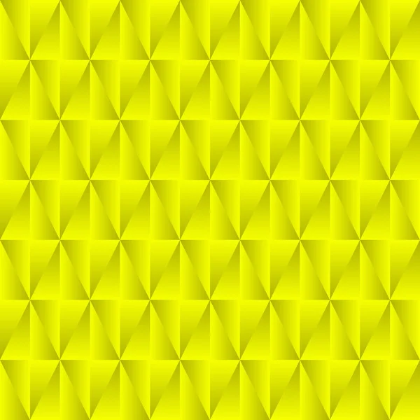 Graphic Stylish Pattern Iridescent Triangles Yellow Squares Zigzag Rhombuses Geometric — Stock Vector
