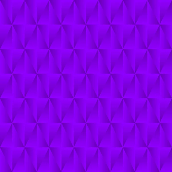 Grafisch Stilvolles Muster Mit Irisierenden Dreiecken Und Violetten Quadraten Zick — Stockvektor