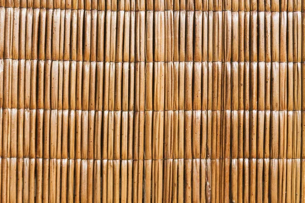 Texture of rustic mat reeds