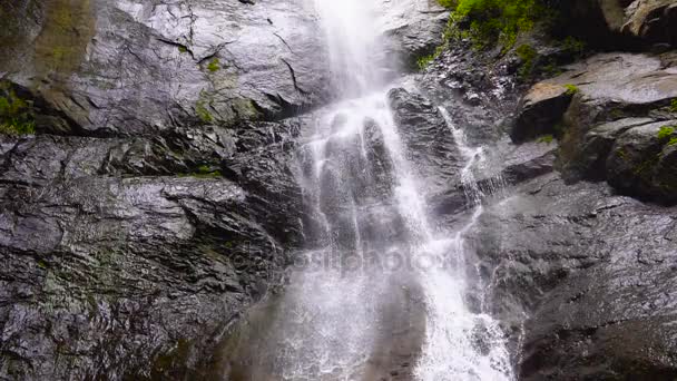 Mountain stream vattenfall — Stockvideo