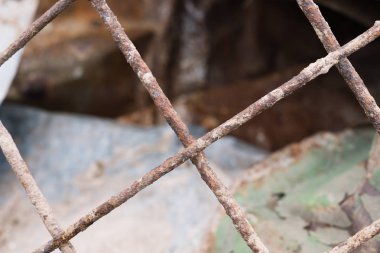 atık demir metaller paslı