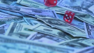 Kırmızı zar para düşen hd