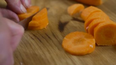 hd kesim havuç bir kesim üzerinde kurulu