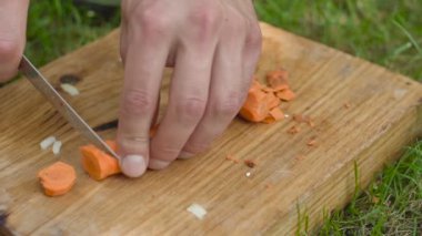 adam havuç Dilimleme