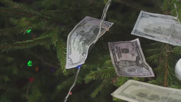クリスマスのお金 — ストック動画