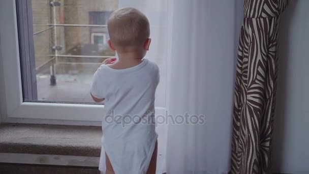 boy at the window