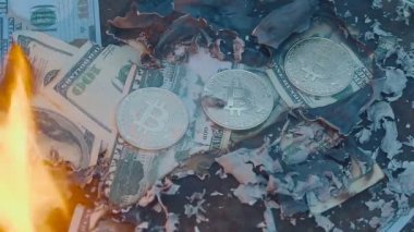 yanan dolar. Bitcoin yakma