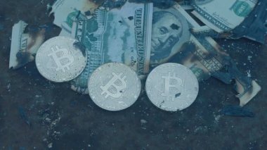 yanan dolar. Bitcoin yakma