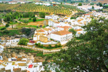 Sokak Setenil de Las Bodegas, Endülüs, İspanya