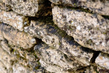 Eski taş duvar dokusunun arkaplanı