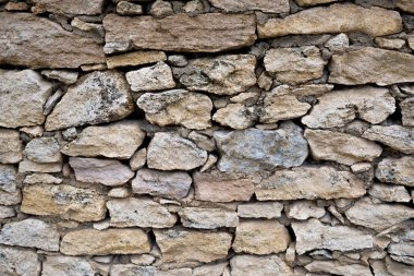 Eski taş duvar dokusunun arkaplanı